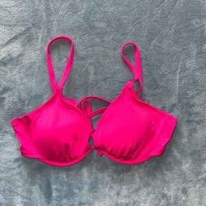 Hot pink bikini top
